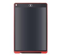 CENMEN School Season 12 Tablette pour Écriture Fine Tablette à Dessin Electronique Effaçable à la Main et Graffiti LCD Facile à Utiliser Rouge