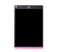 CENMEN School Season Tablette 12 tablettes pour écriture fine, tablette à dessin électronique effaçable à la main et graffiti LCD, facile à utiliser, rose clair