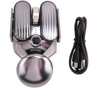 CENMEN Souris sans Bluetooth 2,4 G rechargeable de type C, double mode, souris de optique USB, souris de pour ordinateur, B