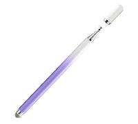CENMEN Stylet capacitif universel pour tablette de téléphone avec ventouse intégrée de disque transparent magnétique à double usage, C