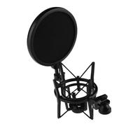 CENMEN Support de microphone professionnel réglable avec filtre de bouclier pour écran de studio