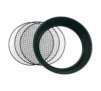 CENMEN Tamis en maille, tamis de jardin rocailleux, tamis à sable, ensemble de tamis à sable, bac de prospection en or empilable