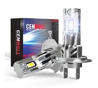 Cenmoll Ampoule H7 Led Voiture, 400% plus lumineux 80W 16000LM 6000K Blanc Froid Aucun adaptateur requis Conception 1:1 Ampoules H7 Led Anti Erreur Kit de remplacement halogène, paquet de 2