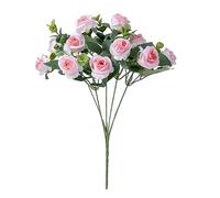 CENMOO Bouquet de Fleurs artificielles en Soie, Collection botanique, Bouquets de Fleurs pour Mariages, Anniversaires, Noël, Fleurs Sauvages artificielles avec Branches bordées