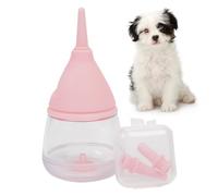 CENMOO Bouteille de lait de chaton, Biberon pour chatons avec design en forme de goutte d'eau de 35 ml, alimentation pour biberon pour animaux domestiques de conception anti-étouffement pour chiens