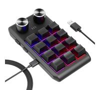 CENMOO Clavier mécanique Manuel, Clavier programmable à 12 Touches, Clavier de Jeu Professionnel de Type C, Clavier USB, Clavier de Raccourci de Jeu Multifonctionnel Portable, Clavier à Une Main de