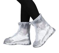 CENMOO Housses de chaussures de pluie - Imperméables - Antidérapantes - Pour les voyages, le camping