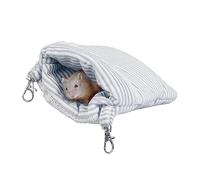 CENMOO Sac de couchage pour hamster, nid de cochon d'Inde, lit d'hiver | Sac de couchage chaud pour petits animaux de compagnie, lit nid de cage, pantoufles douces et chaudes, maison de cochon d'Inde