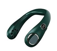 CENMOO Ventilateur de refroidissement pour le cou, climatiseur pour le cou,Ventilateur sans lame mains libres de 3000 mAh - Affichage LED sans torsion des cheveux Climatiseur