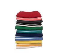 CENOCCO CC9066 - Lot De 10 Torchons Coton De Cuisine Gaufrés - 100% coton de haute qualité tissé serré - Couleurs variées, bleu, petit