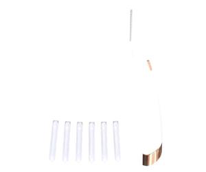 Cenocco, CC9086, Epilateur facial avec lumière LED, Lumière LED pour précision, épilation douce et exfoliation, design professionnel, améliore l'application du maquillage, 6 têtes de rechange