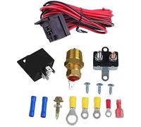 CENPEK 175-185 degrés Kit de Thermostat de Ventilateur de Refroidissement électrique Capteur de température Interrupteur de température 40 50 60 amp Kit de Relais
