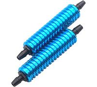 CENPEK 2 Pack Refroidisseur d'air de réservoir de Carburant Contre-Pression en Aluminium RC pièces de Voiture pour HSP Redcta Axial 1/8 1/10 Nitro Moteur Accessoires de télécommande