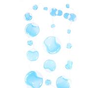 CENPEK 4 guirlandes Plates sous la mer avec Bulles pour Petite sirène, décorations de fête Transparentes flottantes à Suspendre, serpentins pour Piscine,fête de Mariage, fête prénatale