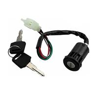 CENPEK 5 pièces interrupteur à clé, interrupteur d'allumage de moto étanche prise mâle 4 fils pour moto tout-terrain Atv Dirt Bike