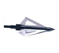 CENPEK 6 pièces tir à l'arc Chasse arbalète boulons Cible Pratique flèches tir à l'arc Chasse Pointes Larges 100 Grain 3 Lame Large vis Pointes flèches