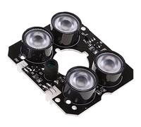 CENPEK 850 nm Infrarouge LED Array Board IR Illuminateur avec portée Infrarouge jusqu'à 30 m pour Tous Les Types de modules de caméra, Alimentation DC 12 V