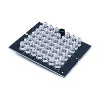 CENPEK 940 nm infrarouge 48 LED Array Board Illuminateur IR avec portée infrarouge jusqu'à 30 m pour tous les types de modules de caméra, alimentation DC 12 V