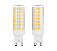 CENPEK Ampoule LED G9, sans scintillement 7W équivalent aux ampoules halogènes 60W, 650LM, blanc lumière du jour (6000K), ampoules à économie d'énergie G9 non dimmables, lot de 2