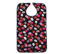 CENPEK Bavoirs colorés imperméables pour adultes - Protections de vêtements réutilisables avec ramasse-miettes, bavoirs décoratifs lavables pour adultes, femmes et personnes âgées handicapées
