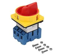 CENPEK Commutateur de sélection de came rotative 63A Interrupteur marche-arrêt à came rotative à panneau de commutateur de disjoncteur de charge universel à 2 positions (63A)