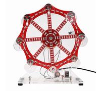 CENPEK Diy Grande Roue Modèle Lumières Led Colorées Kit D'Exercices Rotatif Led Grande Roue Électronique Et Soudure Apprentissage Pratique