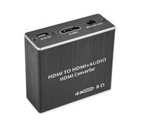 CENPEK Extracteur audio HDMI vers HDMI 4K x 2K Extracteur audio HDMI Splitter Convertisseur audio avec adaptateur séparateur audio stéréo 3,5 mm