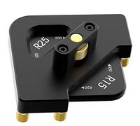 CENPEK Gabarit de routeur 4 en 1 en alliage d'aluminium R15 R20 R25 R30, angle demi-rond Rayon rapide Gabarit de table