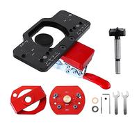 CENPEK Guide De Perçage De Gabarit De Perçage De Charnière 35Mm Distance Réglable Entre Les Bords du Trou De Charnière pour Les Ouvertures De Charnière De Meubles