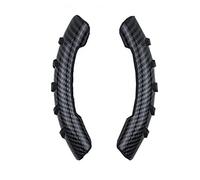 CENPEK Housse de volant antidérapante en fibre de carbone pour volant de voiture universel de 38,1 cm