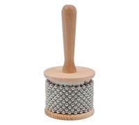 CENPEK Instrument de musique à percussion Cabasa en bois de haute qualité avec chaîne de perles en métal