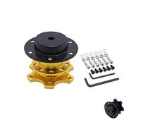 CENPEK Kit d'adaptateur de moyeu universel à dégagement rapide pour volant - 6 trous pour volant à dégagement rapide, adaptateur de course livré avec accessoires