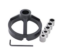CENPEK Kit de perçage à angle droit, gabarit de cheville, outil de menuiserie et de positionnement de trou avec 6, 7, 8, 9, 10 mm