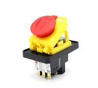 CENPEK KJD18 Commutateur D'appareil Intégré 3 Broches 230V-50/60Hz Avec Déclencheur de Sous-Tension et Contact de Bobine