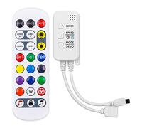 CENPEK LED Strip Lights Controller Contrôleur Bluetooth RGB avec Télécommande Compatible avec La Bande LED RGB 5V-24V 4 Broches