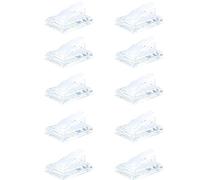 CENPEK Lot de 10 présentoirs à bijoux en acrylique Transparent