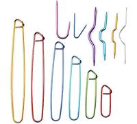 CENPEK Lot de 12 supports de point de câble, 12 tailles différentes en aluminium, couleurs assorties