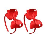 CENPEK Lot de 2 bandeaux style Blanche-Neige à nœud rouge pour filles, Journée mondiale du livre