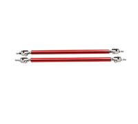 CENPEK Lot de 2 barres de fixation réglables pour pare-chocs avant Compatible avec la plupart des véhicules Rouge
