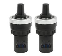 CENPEK Lot de 2 potentiomètre rotatif LA42DWQ-22 22 mm 10 K Ohm à vitesse variable (10 K)