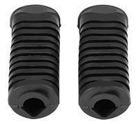 CENPEK Lot de 2 repose-pieds avant de moto en caoutchouc antidérapant noir pour CL90 CT90 CL100S SL90 CB100 CL100 CL100