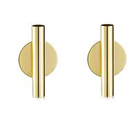 CENPEK Lot de 2 vases muraux en métal, Support de Fleurs sèches Moderne pour Porche, Maison, Bureau