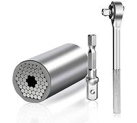 CENPEK Lot de 3 outils à douille universels professionnels multifonctions (7 mm-19 mm) avec adaptateur pour perceuse électrique et clé à douille, cadeaux pour bricoleurs