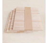 CENPEK Lot de 300 bâtonnets de glace en bois naturel lisse 114 x 10 x 2 cm pour bâtonnets de sucettes glacées