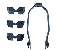 CENPEK Lot de 4 accessoires de rechange pour scooter comprenant un support de garde-boue arrière et 3 amortisseurs de vibrations en caoutchouc pour trottinette X-i-a-o-mi M365/M365 Pro (Noir)