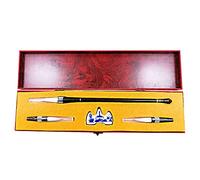 CENPEK Lot de 4 pinceaux de calligraphie chinoise pour l'écriture, le dessin, l'encre japonaise, Kanji Sumi - Pour débutant professionnel