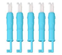 CENPEK Lot de 5 aiguilles à coudre et enfile-aiguille pour la plupart des machines à coudre domestiques