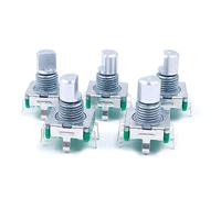 CENPEK Lot de 5 boutons poussoirs rotatifs - 6 mm