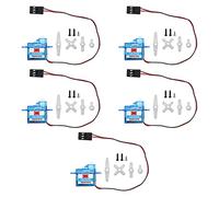 CENPEK Lot de 5 micro servo numériques GH-S37D 3,7 g pour contrôler la direction de vol de l'avion RC avion hélicoptère bateau