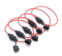 CENPEK Lot de 5 porte-fusibles en ligne 30 A pour voiture, bateau, camion, câble 12 AWG